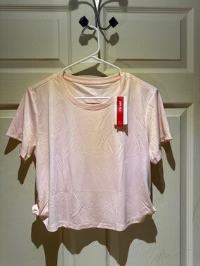 Baleaf Light Pink Short Sleeve Performance Tee